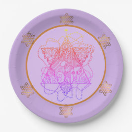 Assiettes En Carton Plaques papier Berry Magen David Star