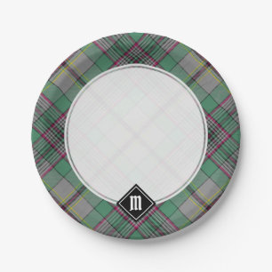 Assiettes En Carton Plaques Papier Clan Craig Tartan