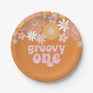 Assiettes En Carton Plaques papier d'anniversaire florales super