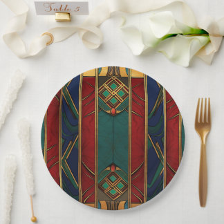 Assiettes En Carton Plaques papier de célébration afrocentrique