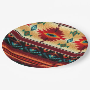 Assiettes En Carton Plaques papier de la fête motif du Sud-Ouest