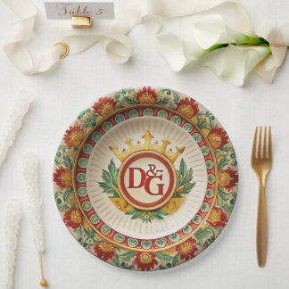 Assiettes En Carton Plaques papier Dolce & Gabbana Carretto Siciliano