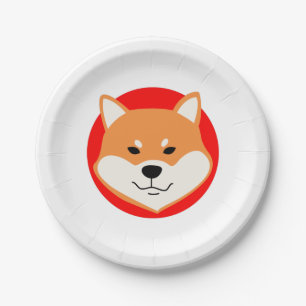 Assiettes En Carton Plaques papier d'origine Shiba Inu