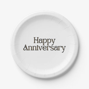 Assiettes En Carton Plaques papier du bon anniversaire
