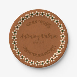 Assiettes En Carton Plaques papier Fiesta Mariages inspirées du Barro 