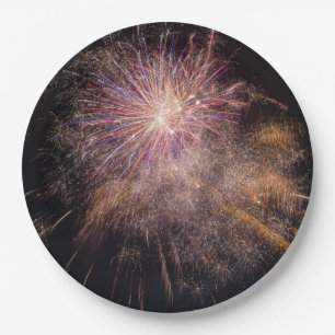Assiettes En Carton Plaques papier Fireworks