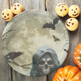 Assiettes En Carton Plaques papier Halloween Reaper Grim