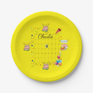Assiettes En Carton Plaques papier, Joyeux anniversaire Janvier 2022