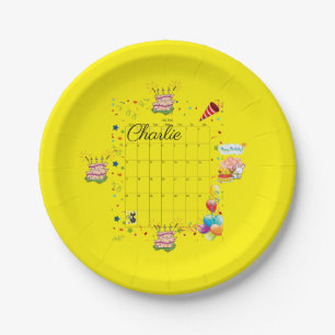 Assiettes En Carton Plaques papier, Joyeux anniversaire juillet 2022