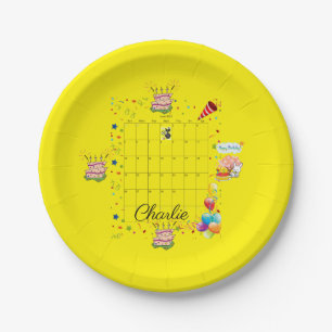 Assiettes En Carton Plaques papier, Joyeux anniversaire Juin 2022