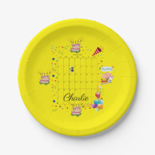 Assiettes En Carton Plaques papier, Joyeux anniversaire novembre 2022