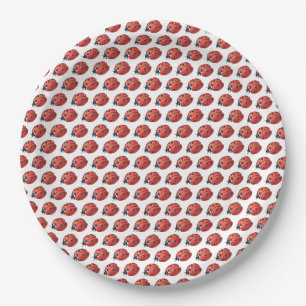 Assiettes En Carton Plaques papier Motif Ladybug