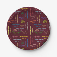 Plaques papier novembre, 11 Anniversaire