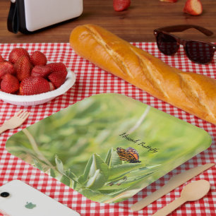 Assiettes En Carton Plaques Papier papillon Monarque