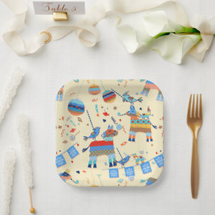 Assiettes En Carton Plaques Papier Pinata Party