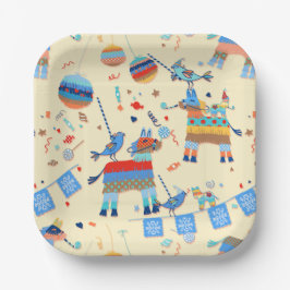 Assiettes En Carton Plaques Papier Pinata Party