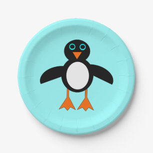 Assiettes En Carton Plaques Papier Pingouin Cute