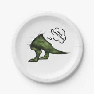 Assiettes En Carton Plaques papier T-Rex Dinosaur