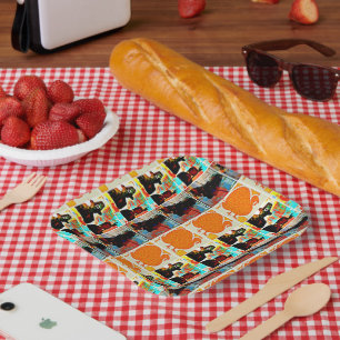 Assiettes En Carton Plaques papier Thanksgiving Art Moderne