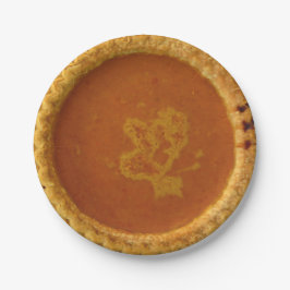 Assiettes En Carton Plaques Papier Thanksgiving Avec tarte Citrouille