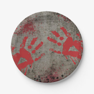 Assiettes En Carton Plaques papier Zombie Apocalypse