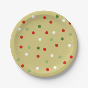 Assiettes En Carton Plaques pois
