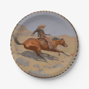 Assiettes En Carton Plaques Western Cowboy Old West Party