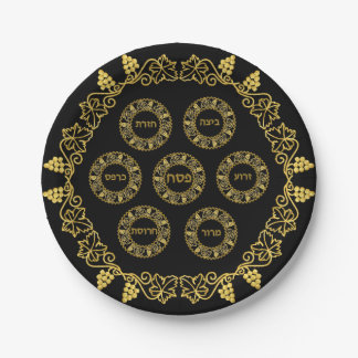Assiettes En Carton Plat de Pesach de pâque de Judaica