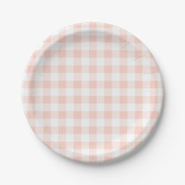 Assiettes En Carton Plat rose