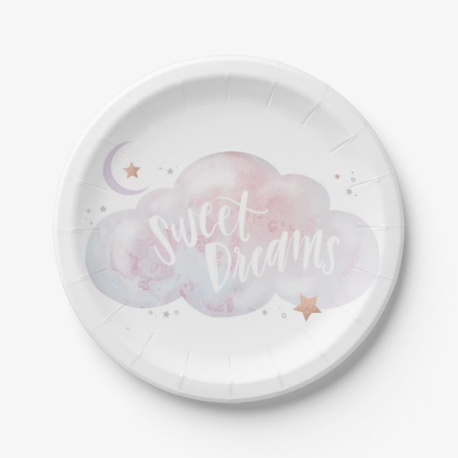 Assiettes En Carton Plates de fête de Sweams Dreams (Devant)