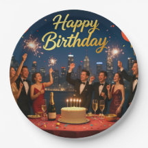 Plates-Formes D'Anniversaire De 9"