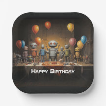 Plates papier pour fête d'anniversaire amusante po