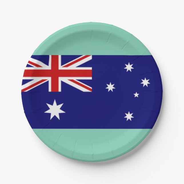 Assiettes En Carton Plats australiens de partie (Devant)