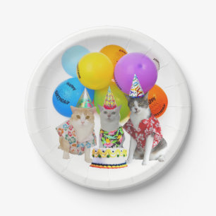 Assiettes En Carton Plats d'assortiment pour les invitations drôles de