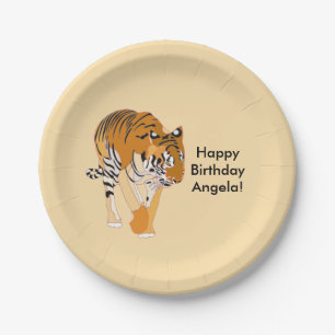 Assiettes En Carton Plats de marche d'anniversaire personnalisés par