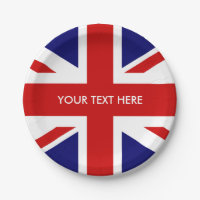 Plats de papier britanniques de partie d'Union