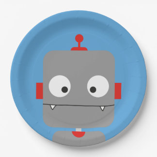 Assiettes En Carton Plats de partie de robots