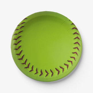 Assiettes En Carton plats du base-ball