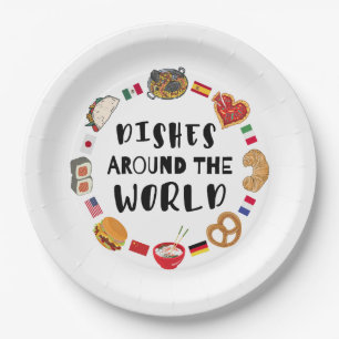 Assiettes En Carton Plats du monde entier