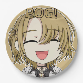 Assiettes En Carton Pog! Chibi Paper Plates - Luca Kaneshiro Fanart