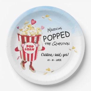 Assiettes En Carton Pointé La Question Plaque Papier Fiançailles Popco