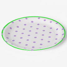 Pois géométriques violets verts