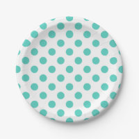 Pois turquoise