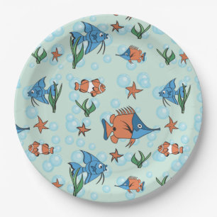 Assiettes En Carton Poisson Carton mignon
