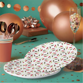 Assiettes En Carton Poivrons épicés