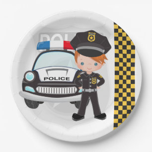 Assiettes En Carton Police