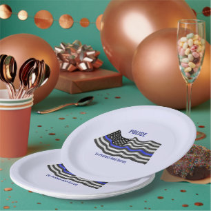 Assiettes En Carton Police