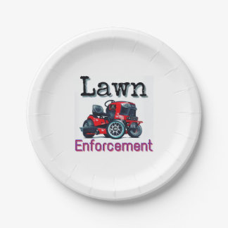 ASSIETTES EN CARTON POLICE LOCALE 005