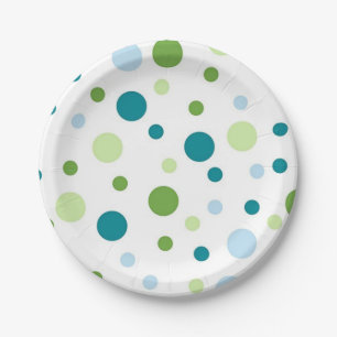 Assiettes En Carton Polka dot