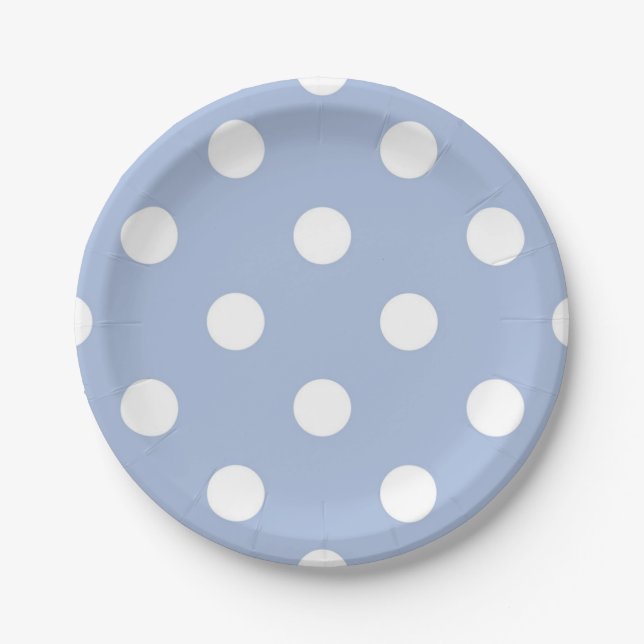 Assiettes En Carton Polka dot pattern (Devant)